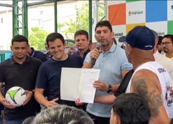 Entrega da quadra poliesportiva do Braga Mendes totalmente reformada