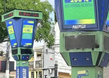 Com “culpa no cartório”, motorista de app picha câmeras do Sistema Paredão