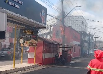 Fogo na fiação causa correria no São José