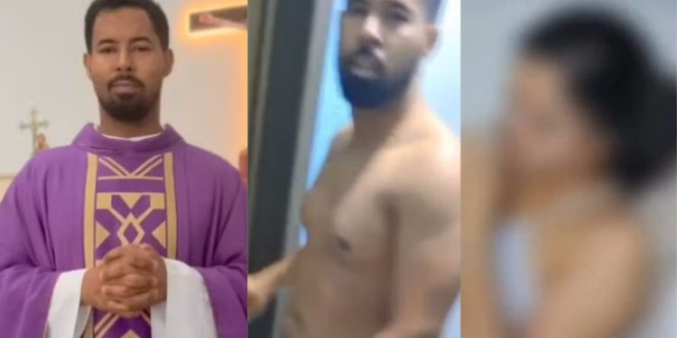 Padre é flagrado 'furunfando' com esposa de fiel em casa paroquial
