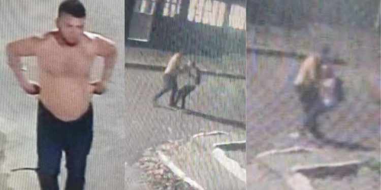 Vídeo mostra jovem sozinha sendo atacada por homem sem camisa em Manaus