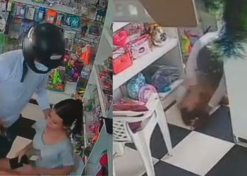 Vídeo mostra mulher sendo agredida, esfaqueada e baleada pelo ex em Itacoatiara