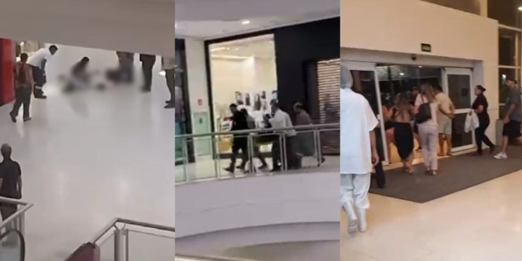 Tiroteio dentro do Shopping Ponta Negra deixa um homem baleado; veja os vídeos