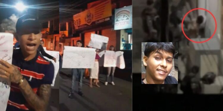 "Mataram inocente": Moradores protestam na Avenida Brasil após morte de jovem pela Rocam