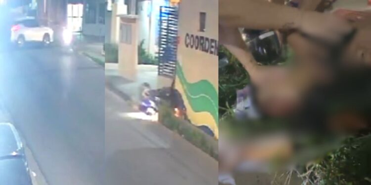Vídeo: jovem de 19 anos é arremessado após colisão entre moto e carro no Novo Aleixo