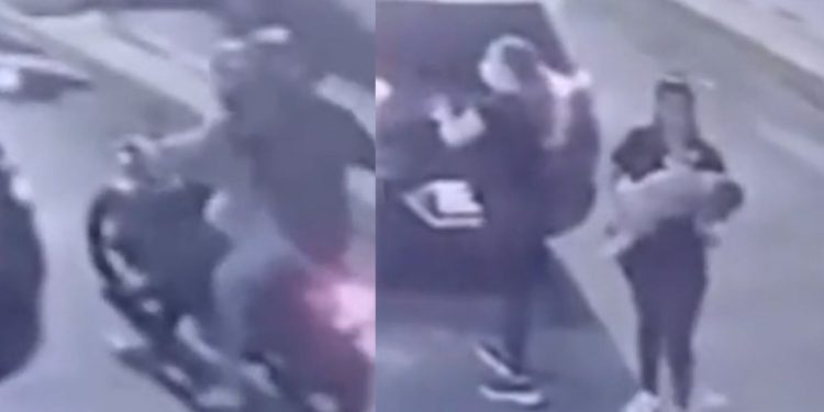 criminosos apontam arma para mulher grávida durante assalto em Manaus