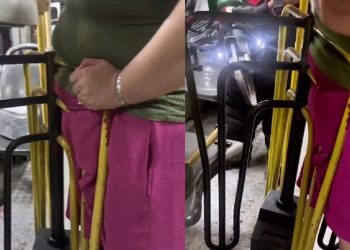 Vídeo: Ao passar pela catraca, passageira fica engatada em Manaus