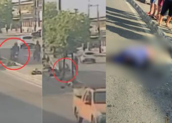 Vídeo: Em ultrapassagem arriscada, motociclista perde o controle e morre em Manaus