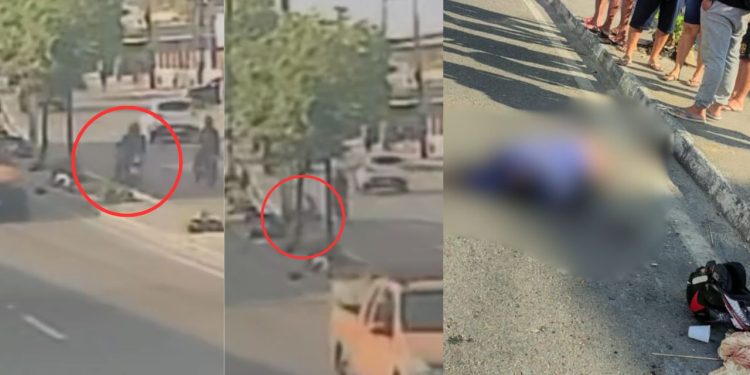 Vídeo: Em ultrapassagem arriscada, motociclista perde o controle e morre em Manaus