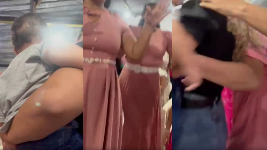 “Demônio das trevas”: mulher invade culto em Manaus cobra pensão de pastor casado; VÍDEO
