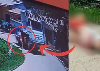 Vídeo forte mostra mulher tendo a cabeça esmagada por caçamba no Amazonas