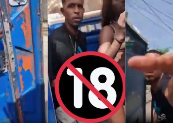 Na favela, jovem não se aguenta e é pego em banheiro químico com trans