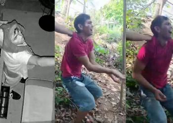 Vulgo 'Sujo' leva pauladas de facção por furtar em Itapiranga: "ai, meu ovo"