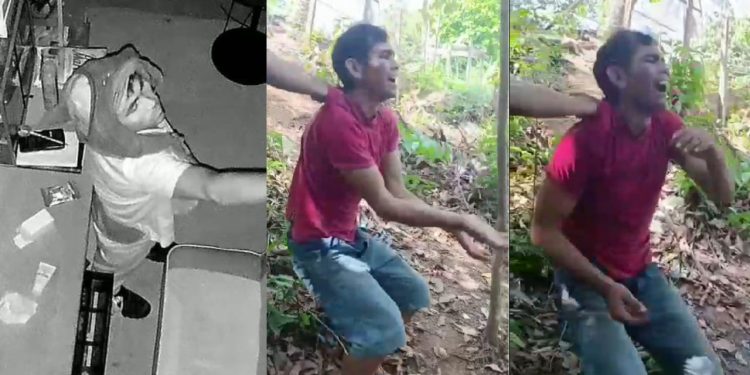 Vulgo 'Sujo' leva pauladas de facção por furtar em Itapiranga: "ai, meu ovo"