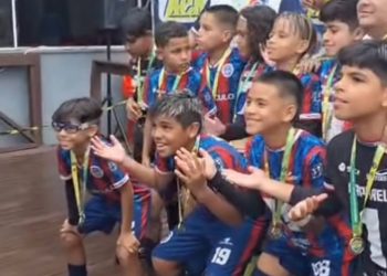 Amazonas FC conquista título no campeonato de FUT7 sub-10