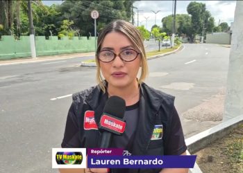 Obra altera trânsito na avenida Autaz Mirim