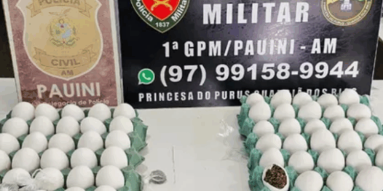 Ovos recheados de drogas eram encaminhados para detentos