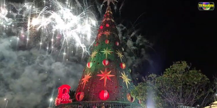 Ponta Negra ganha decoração natalina