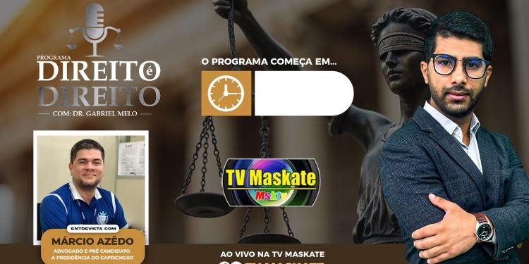 Adv. Márcio Azêdo no programa Direito é Direito