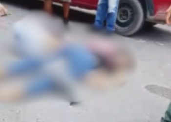 Motociclista e esposa são lançados ao chão em colisão na Cidade Nova