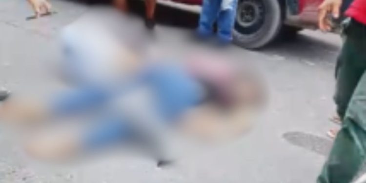 Motociclista e esposa são lançados ao chão em colisão na Cidade Nova