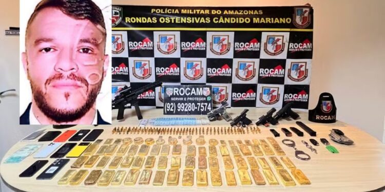 Farda suja: Policiais são presos com R$ 45 milhões em barras de ouro em Manaus