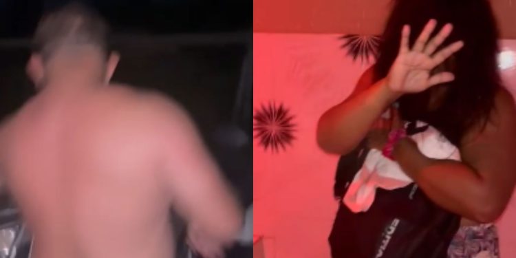 ‘Que vergonha!’: vídeo mostra mulher flagrando o marido com amante em motel no AM