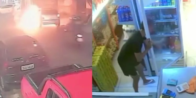 Ato de coragem: jovem apaga incêndio com refrigerante e impede tragédia com crianças em Manaus; VÍDEO