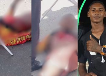 Vídeo forte mostra motociclista agonizando com pulmão exposto após acidente