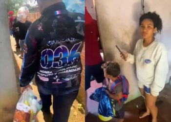 Mototaxistas ajudam homem que teve casa invadida após falsa acusação no caso da motogirl