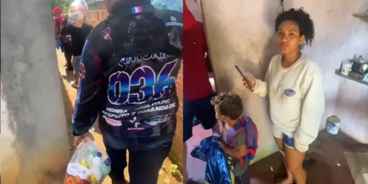 Mototaxistas ajudam homem que teve casa invadida após falsa acusação no caso da motogirl