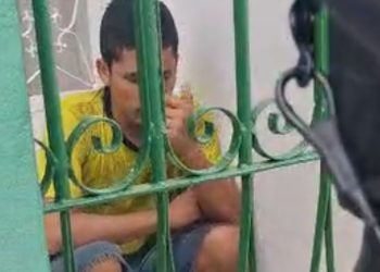Conhecido por série de roubos no São Jorge é pego no flagra pela polícia; vídeo