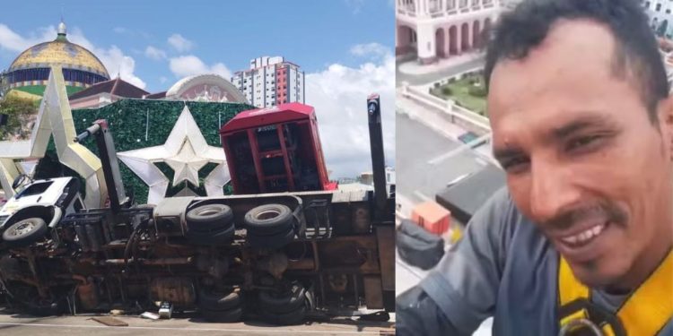 Governo cancela montagem da árvore após guindaste tombar e matar operário