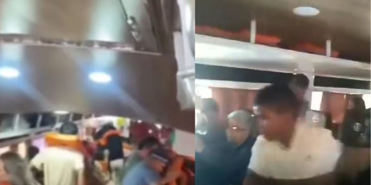 Passageiros entram em pânico após água invadir lancha durante mau tempo no Amazonas