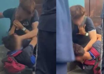 “Separa, separa”: Alunos são filmados trocando socos no Centro de Manaus