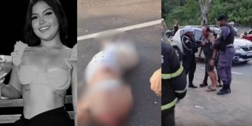 Vídeo mostra pai desolado ao reconhecer filha morta no acidente da avenida do Turismo