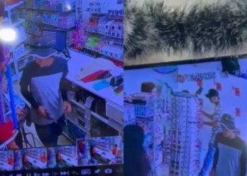 Invasão a ponto comercial causa pânico em trabalhadores