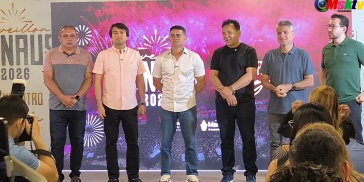 Lançamento do Réveillon Manaus 2026