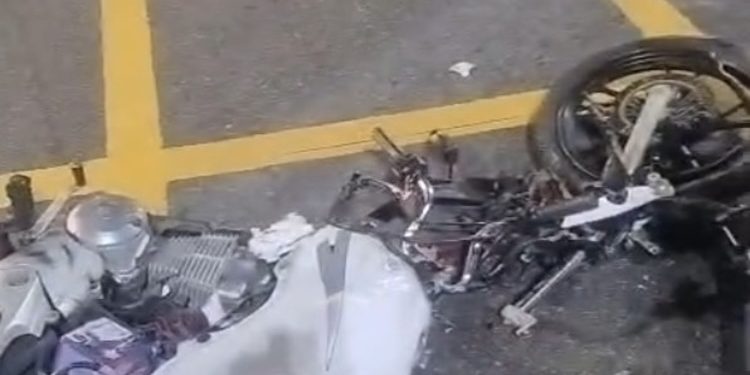 Irresponsável – Na contramão, acertou em cheio motociclista que teve ferimentos graves
