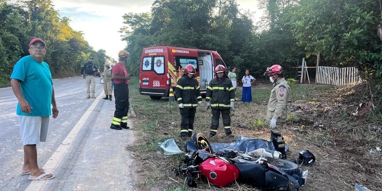 Acidente fatal com motociclista em Presidente Figueiredo
