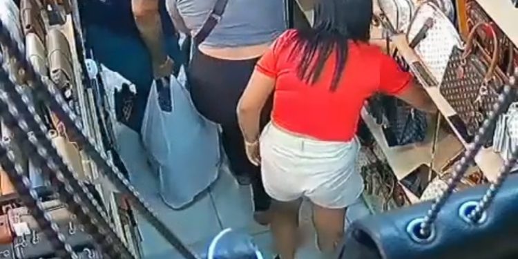 Quadrilha furta mercadorias e lojistas estão no prejuízo; vídeo mostra a ação criminosa