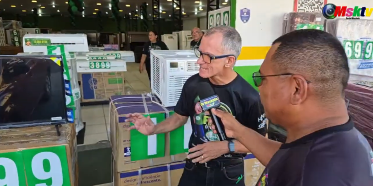 Os Ar-condicionados e TV estão também no Saldão Black Friday do Manôa