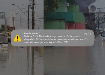 Alerta de chuva chega tarde e moradores ficam ilhados