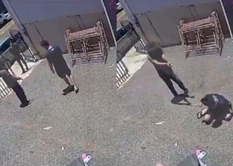 Vídeo mostra pai matando o ex-genro após saber que a filha apanhava