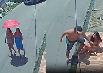 Vídeo: Armado com faca, homem rende mãe e filha de forma violenta no Novo Aleixo