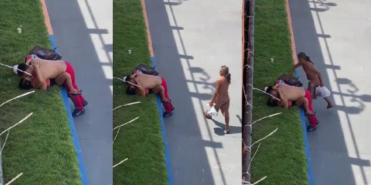 Enquanto casal trocava beijos, ladrão age rápido e furta celular em Parintins