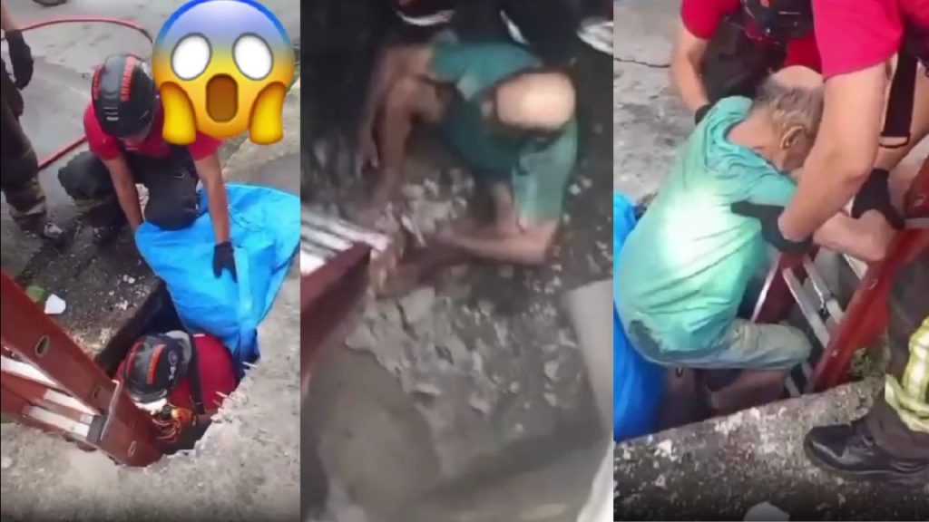 Durante a chuva, idoso cai em bueiro e passa 48h preso pedindo ajuda em Manaus