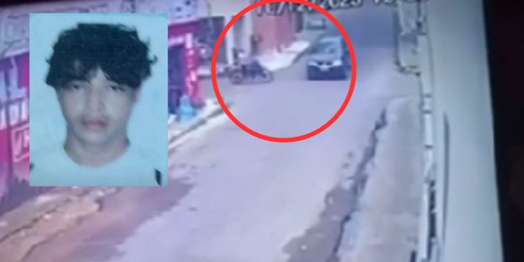 Vídeo: Motociclista é atingido por carro e morre durante trajeto no Ouro Verde