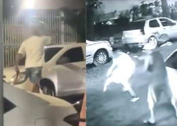 Vídeo: Flanelinha tenta intimidar PM com simulacro e acaba morto a tiros