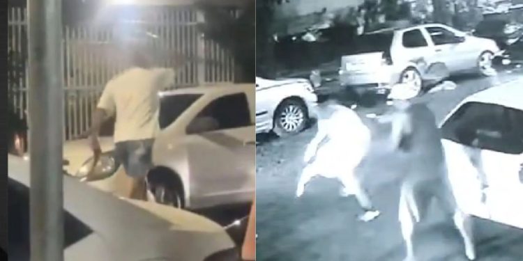 Vídeo: Flanelinha tenta intimidar PM com simulacro e acaba morto a tiros